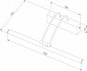 Подсветка для зеркала Elektrostandard Simple a063698 в Красноуральске - krasnouralsk.mebel24.online | фото 3