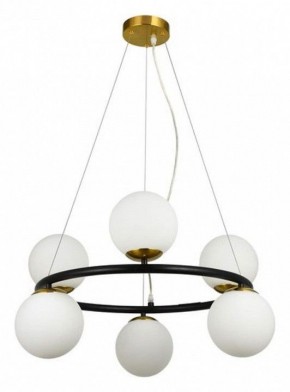 Подвесная люстра Arte Lamp Alcor A2224SP-6BK в Красноуральске - krasnouralsk.mebel24.online | фото 3