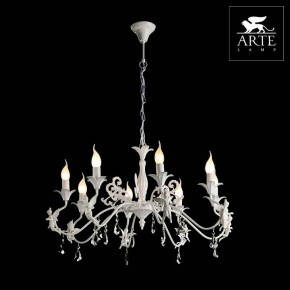 Подвесная люстра Arte Lamp Angelina A5349LM-8WH в Красноуральске - krasnouralsk.mebel24.online | фото 2