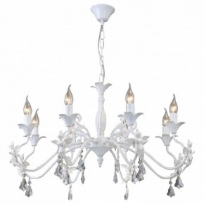 Подвесная люстра Arte Lamp Angelina A5349LM-8WH в Красноуральске - krasnouralsk.mebel24.online | фото 3