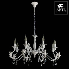 Подвесная люстра Arte Lamp Angelina A5349LM-8WH в Красноуральске - krasnouralsk.mebel24.online | фото 4