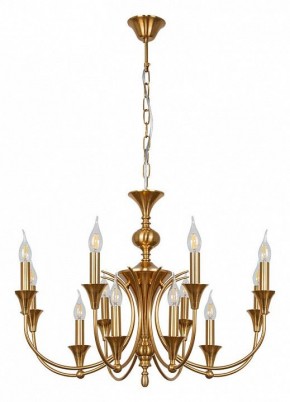 Подвесная люстра Arte Lamp Collinetta A4094LM-12PB в Красноуральске - krasnouralsk.mebel24.online | фото 2