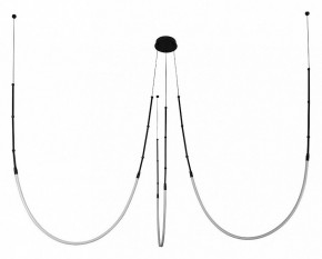 Подвесная люстра Arte Lamp Klimt A2850SP-38BK в Красноуральске - krasnouralsk.mebel24.online | фото