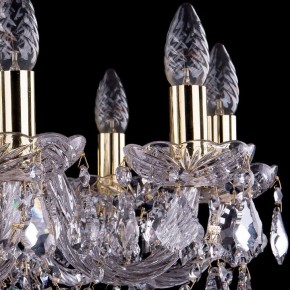 Подвесная люстра Bohemia Ivele Crystal 1402 1402/10/240/G/Leafs в Красноуральске - krasnouralsk.mebel24.online | фото 2