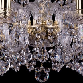 Подвесная люстра Bohemia Ivele Crystal 1402 1402/10/240/G/Leafs в Красноуральске - krasnouralsk.mebel24.online | фото 5