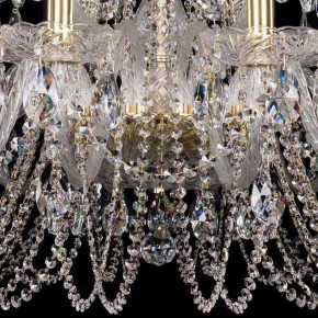 Подвесная люстра Bohemia Ivele Crystal 1402 1402/16+8/400/G в Красноуральске - krasnouralsk.mebel24.online | фото 3