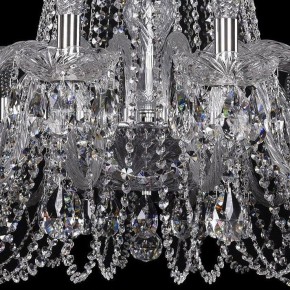 Подвесная люстра Bohemia Ivele Crystal 1402 1402/18/400/Ni в Красноуральске - krasnouralsk.mebel24.online | фото 3
