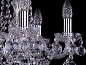 Подвесная люстра Bohemia Ivele Crystal 1402 1402/5/141/Ni/Balls в Красноуральске - krasnouralsk.mebel24.online | фото 2