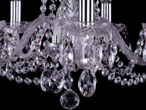 Подвесная люстра Bohemia Ivele Crystal 1402 1402/5/160/Ni в Красноуральске - krasnouralsk.mebel24.online | фото 4