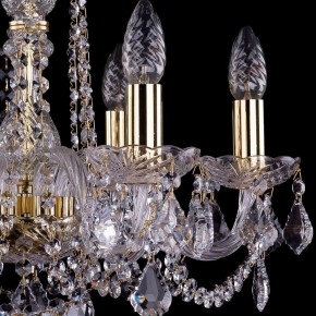 Подвесная люстра Bohemia Ivele Crystal 1402 1402/6/160/G/Leafs в Красноуральске - krasnouralsk.mebel24.online | фото 2