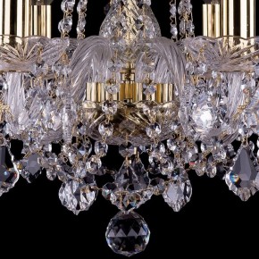 Подвесная люстра Bohemia Ivele Crystal 1402 1402/6/160/G/Leafs в Красноуральске - krasnouralsk.mebel24.online | фото 3