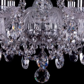 Подвесная люстра Bohemia Ivele Crystal 1402 1402/6/160/Ni в Красноуральске - krasnouralsk.mebel24.online | фото 3