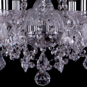 Подвесная люстра Bohemia Ivele Crystal 1402 1402/6/160/Ni/Leafs в Красноуральске - krasnouralsk.mebel24.online | фото 3