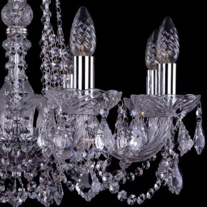 Подвесная люстра Bohemia Ivele Crystal 1402 1402/8/195/Ni/Leafs в Красноуральске - krasnouralsk.mebel24.online | фото 2