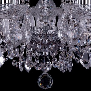 Подвесная люстра Bohemia Ivele Crystal 1402 1402/8/195/Ni/Leafs в Красноуральске - krasnouralsk.mebel24.online | фото 3
