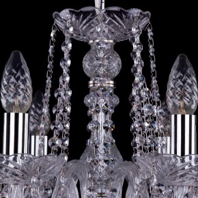 Подвесная люстра Bohemia Ivele Crystal 1402 1402/8/195/Ni/Leafs в Красноуральске - krasnouralsk.mebel24.online | фото 4