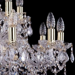 Подвесная люстра Bohemia Ivele Crystal 1411 1411/10+5/240/G/Leafs в Красноуральске - krasnouralsk.mebel24.online | фото 2