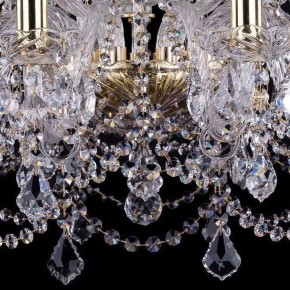 Подвесная люстра Bohemia Ivele Crystal 1411 1411/10+5/240/G/Leafs в Красноуральске - krasnouralsk.mebel24.online | фото 3