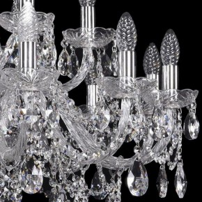 Подвесная люстра Bohemia Ivele Crystal 1411 1411/12+6/300/Ni в Красноуральске - krasnouralsk.mebel24.online | фото 2
