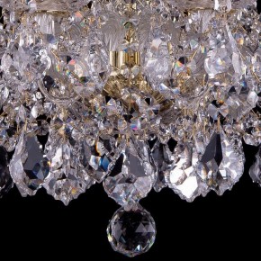 Подвесная люстра Bohemia Ivele Crystal 1413 1413/10/165/G/Leafs в Красноуральске - krasnouralsk.mebel24.online | фото 3