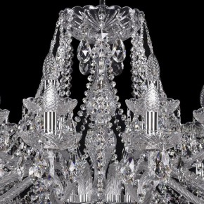 Подвесная люстра Bohemia Ivele Crystal 1413 1413/16+8/400/Ni в Красноуральске - krasnouralsk.mebel24.online | фото 4