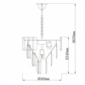 Подвесная люстра De City Бриз 35 111014205 в Красноуральске - krasnouralsk.mebel24.online | фото 8