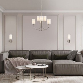 Подвесная люстра Eurosvet Abbey 60164/6 никель в Красноуральске - krasnouralsk.mebel24.online | фото 3