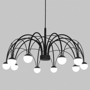 Подвесная люстра Eurosvet Ragno 90034/10 LED черный в Красноуральске - krasnouralsk.mebel24.online | фото