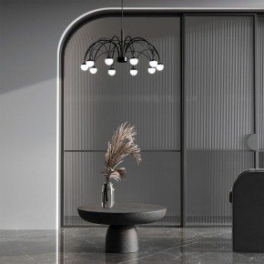 Подвесная люстра Eurosvet Ragno 90034/10 LED черный в Красноуральске - krasnouralsk.mebel24.online | фото 4