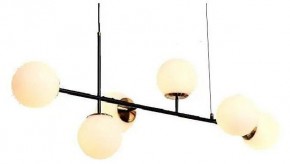 Подвесная люстра iLamp Golden 9136P/6 BK-WH в Красноуральске - krasnouralsk.mebel24.online | фото