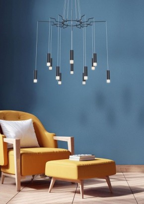 Подвесная люстра Maytoni Davida MOD035PL-12B в Красноуральске - krasnouralsk.mebel24.online | фото 4