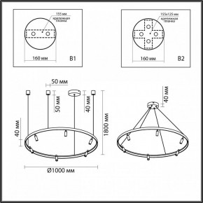 Подвесная люстра Odeon Light Fonda 4317/93L в Красноуральске - krasnouralsk.mebel24.online | фото 6