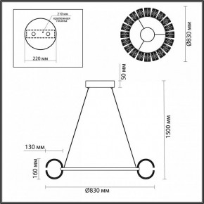 Подвесная люстра Odeon Light Mirage 5030/128L в Красноуральске - krasnouralsk.mebel24.online | фото 5