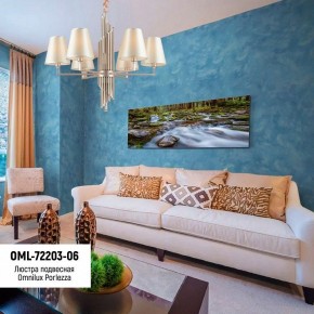Подвесная люстра Omnilux Porlezza OML-72203-06 в Красноуральске - krasnouralsk.mebel24.online | фото 8