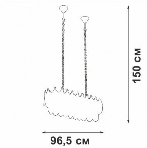 Подвесная люстра Vitaluce V5813 V5813-8/11 в Красноуральске - krasnouralsk.mebel24.online | фото 4