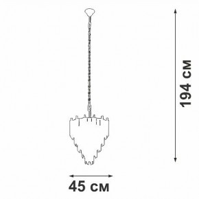 Подвесная люстра Vitaluce V58560 V58560-8/10 в Красноуральске - krasnouralsk.mebel24.online | фото 3