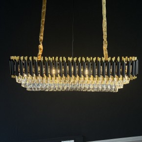 Подвесной светильник Imperiumloft Empire Black Rectangular Chandelier Crystal 40.2893 в Красноуральске - krasnouralsk.mebel24.online | фото 2