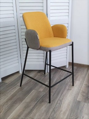 Полубарный стул NYX (H=65cm) VF106 желтый / VF120 серый М-City в Красноуральске - krasnouralsk.mebel24.online | фото 2