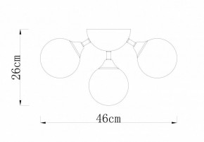 Потолочная люстра Arte Lamp Fobos A2704PL-5SG в Красноуральске - krasnouralsk.mebel24.online | фото 3