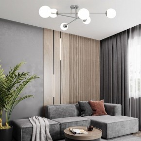 Потолочная люстра Eurosvet Netz 30181/6 хром в Красноуральске - krasnouralsk.mebel24.online | фото 4