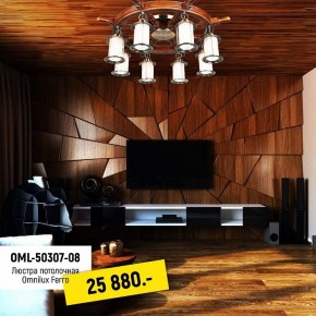 Потолочная люстра Omnilux Ferro OML-50307-08 в Красноуральске - krasnouralsk.mebel24.online | фото 2