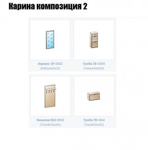 Прихожая Карина (модульная) в Красноуральске - krasnouralsk.mebel24.online | фото 6