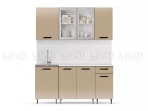 РИО-1 ЛДСП Кухонный гарнитур 1,7 м (Капучино) в Красноуральске - krasnouralsk.mebel24.online | фото