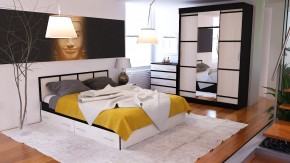 Сакура спальня № 1 Комод + Зеркало + Кровать 1600 + Тумба + Шкаф-купе 1500, сп.м. 1600х2000 мм., б/м, основание есть, ун. сб. в Красноуральске - krasnouralsk.mebel24.online | фото 5