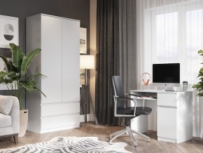 Шкаф 2-ств. с 2 ящиками "Бьянко" в Красноуральске - krasnouralsk.mebel24.online | фото 4