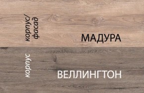 Шкаф 2D1S2NL/D1, DIESEL , цвет дуб мадура/веллингтон в Красноуральске - krasnouralsk.mebel24.online | фото 3