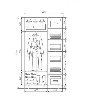 Шкаф-купе ХИТ 22-4-12-11 (420) в Красноуральске - krasnouralsk.mebel24.online | фото 5