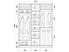 Шкаф-купе ХИТ 23-18-888 (620) в Красноуральске - krasnouralsk.mebel24.online | фото 2