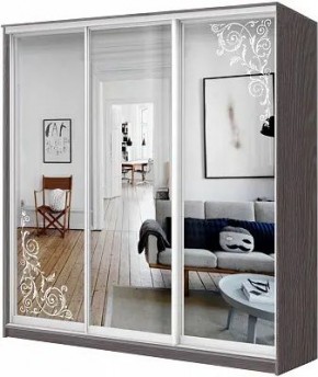Шкаф-купе ХИТ 24-18-656 ОРНАМЕНТ в Красноуральске - krasnouralsk.mebel24.online | фото