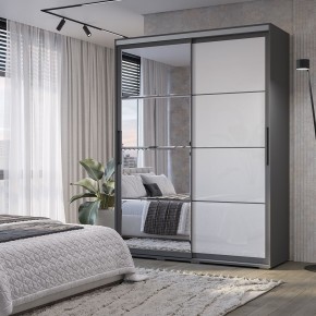 Шкаф-купе Крафт-6 1.6 м ШКК-06 (графит) в Красноуральске - krasnouralsk.mebel24.online | фото
